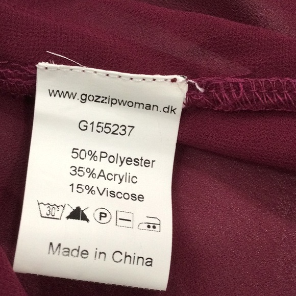 Gozzip Purple Long Sleeve Layered Oversized Cardigan Jacket Size L NWT - Picture 13 of 16